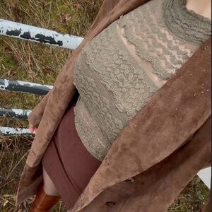 Free People Angelina Body Suit in Vetiver Size XS/SM